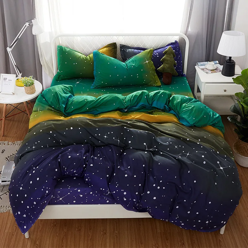 Dreamy Starry Sky Bed Linen Set Students Soft Bedding Set for Adults Bed 3/4pcs Duvet Cover Sheet Pillowcase Comforter Cover Set
Dreamy Starry Sky Bed Linen Set Students Soft Bedding Set for Adults Bed 3/4pcs Duvet Cover Sheet Pillowcase Comforter Cover Set