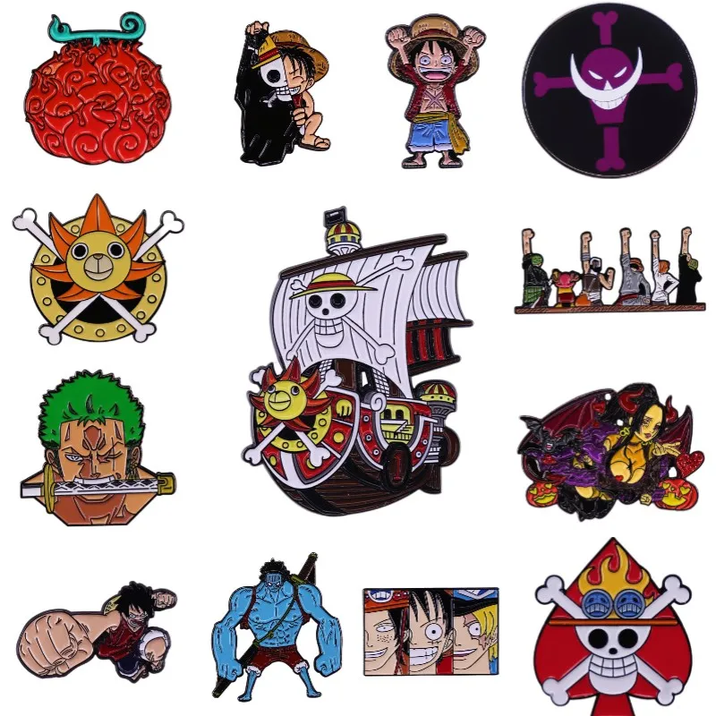 Excellent Quality Anime Pirate Ship Enamel Pins Brooches for Fans Fashion Lapel Pin Backpack Bags Badge Friends Kids for Gifts
Excellent Quality Anime Pirate Ship Enamel Pins Brooches for Fans Fashion Lapel Pin Backpack Bags Badge Friends Kids for Gifts
