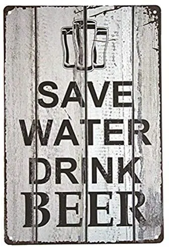 Save Water Drink Beer Bar Pub Shop Retro Metal Tin Sign Plaque Poster Wall Decor Art Shabby Chic Gift Suitable 12x8 Inch
Save Water Drink Beer Bar Pub Shop Retro Metal Tin Sign Plaque Poster Wall Decor Art Shabby Chic Gift Suitable 12x8 Inch