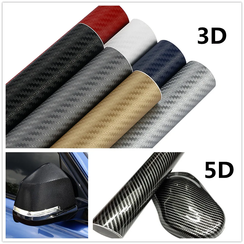 30x127 см 3D 5D автомобильная пленка из углеродистого волокна наклейка для McLaren Mack Seat UD