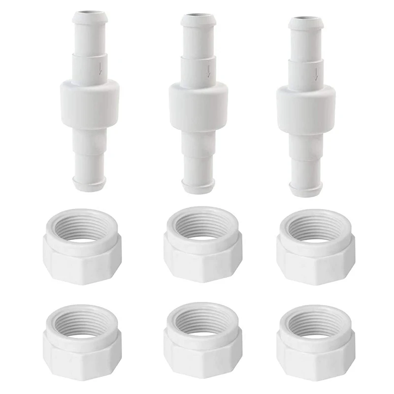 Pool Cleaner Hose Swivel D20 and Hose Nut D15 Kit Replace for Zodiac Polaris 280 180 380 3900 Pool Cleaner (9 Pack)
Pool Cleaner Hose Swivel D20 and Hose Nut D15 Kit Replace for Zodiac Polaris 280 180 380 3900 Pool Cleaner (9 Pack)