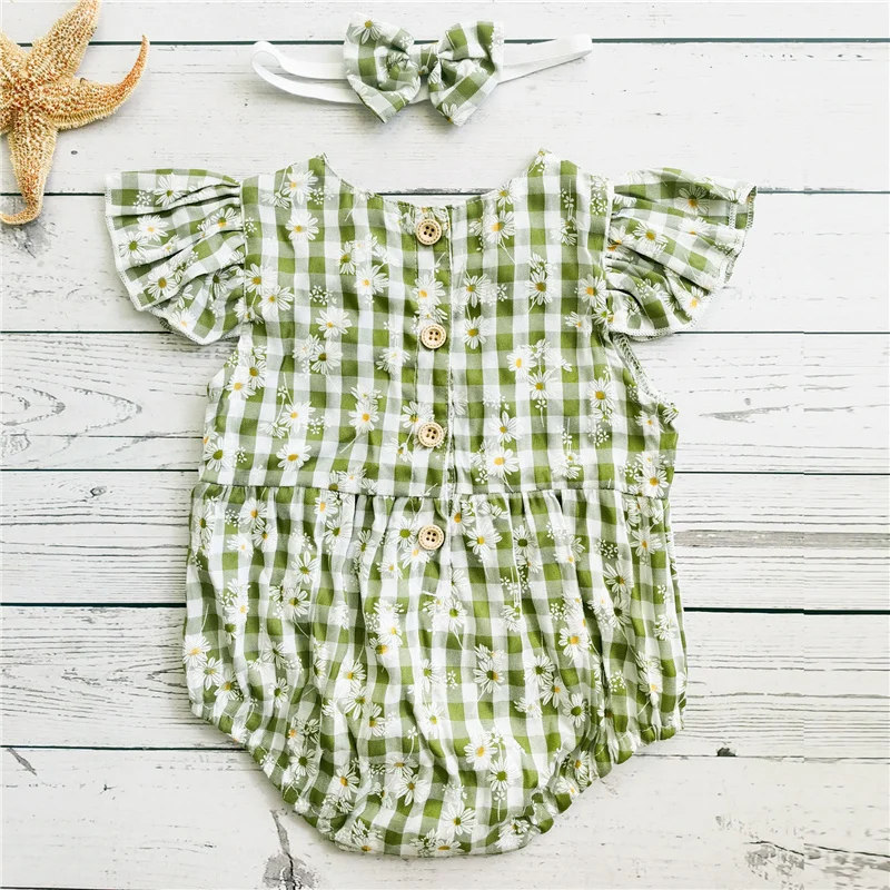 Baby Daisy Print Clothes Set Flying Sleeve O-neck Jumpsuit with Ruffles + Bow-knot Headband
Baby Daisy Print Clothes Set Flying Sleeve O-neck Jumpsuit with Ruffles + Bow-knot Headband
