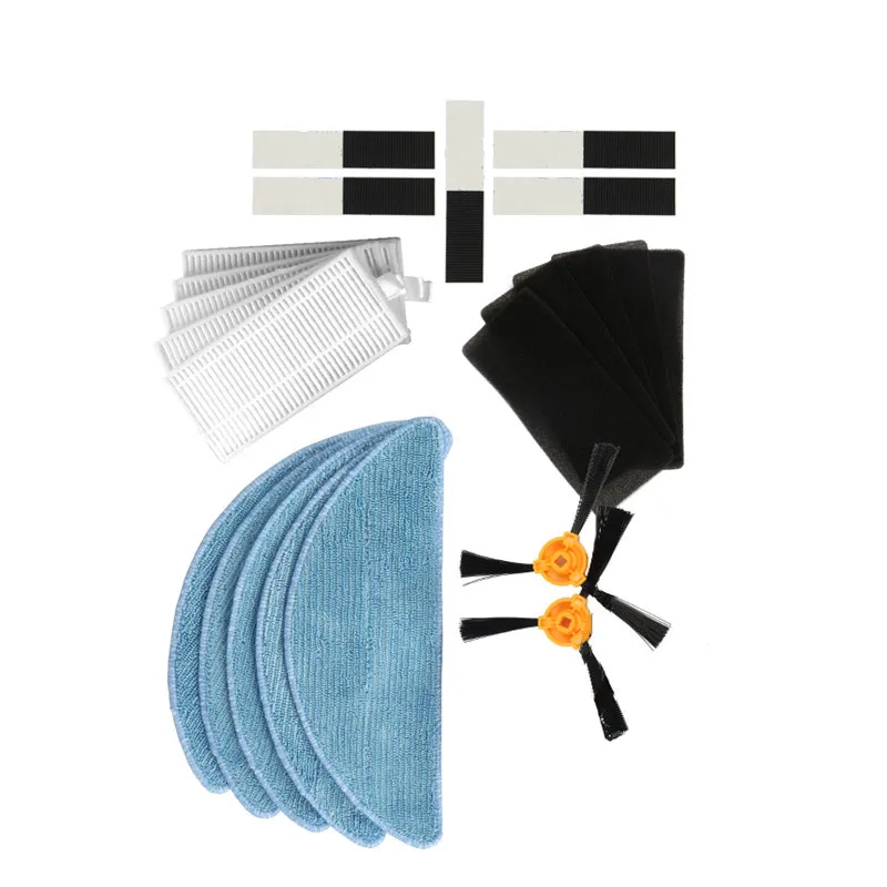 2* Side Brush+5*HEPA Filter+5* Mop Cloth+5* Magic Paste for CONGA EXCELLENCE Robotic Vacuum Cleaner Parts Accessories
2* Side Brush+5*HEPA Filter+5* Mop Cloth+5* Magic Paste for CONGA EXCELLENCE Robotic Vacuum Cleaner Parts Accessories