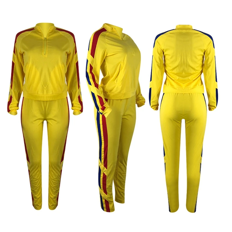 ZKYZWX Fall Patchwork women tracksuit 2 piece set winter Long Sleeve Tops Sexy Pencil Pants Jogger Lounge Wear Outfits Suits
ZKYZWX Fall Patchwork women tracksuit 2 piece set winter Long Sleeve Tops Sexy Pencil Pants Jogger Lounge Wear Outfits Suits