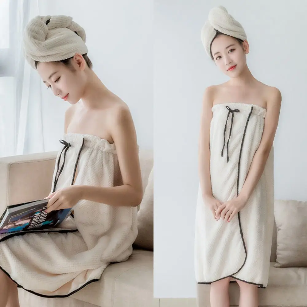 Bath Towel Bathrobe Female Salon Sauna Spa Towel Soft Polyester Magic Absorbent For Women Quick- Dry1050
Bath Towel Bathrobe Female Salon Sauna Spa Towel Soft Polyester Magic Absorbent For Women Quick- Dry1050