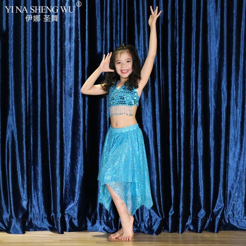 Kids Belly Dance Costumes Set Oriental Dance Bellydance India Clothes Child Bra + Sequin Skirt Girls Dancing Performance Sets
Kids Belly Dance Costumes Set Oriental Dance Bellydance India Clothes Child Bra + Sequin Skirt Girls Dancing Performance Sets