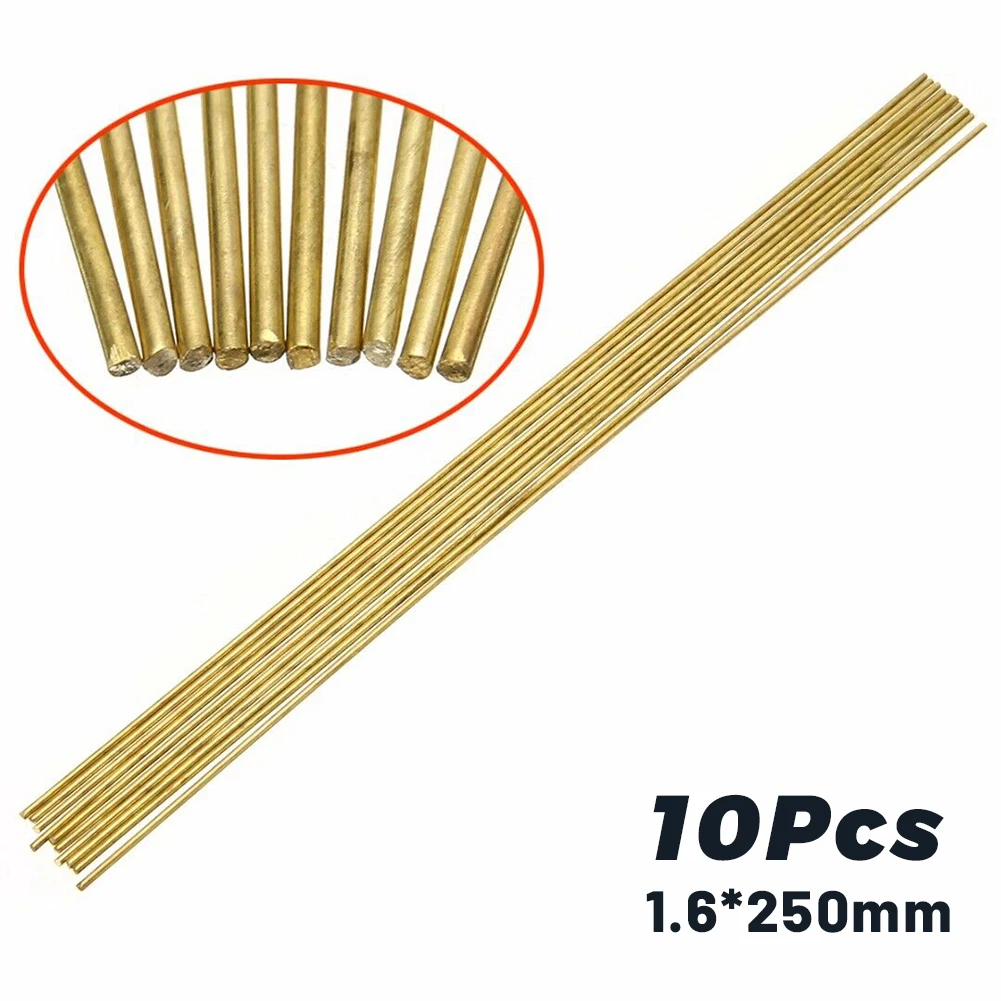 10 Pcs 1.6*250mm Brass Rods Wires Sticks For Repair Welding Brazing Soldering Brass Welding Rod Argon Arc Welding
10 Pcs 1.6*250mm Brass Rods Wires Sticks For Repair Welding Brazing Soldering Brass Welding Rod Argon Arc Welding