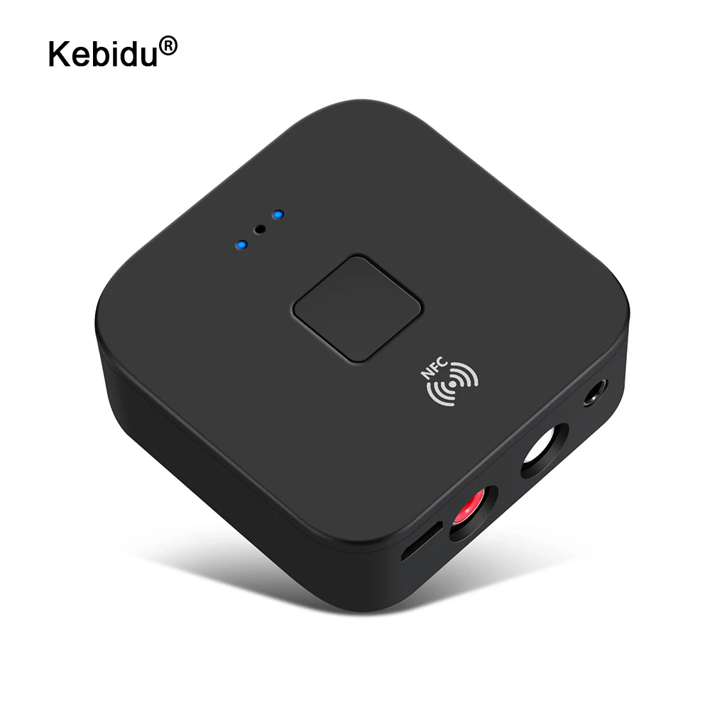 Приемник Bluetooth 5 0 с NFC 3 мм AUX RCA Hi-Fi беспроводной адаптер автоматическое ВКЛ./ВЫКЛ. 4 2