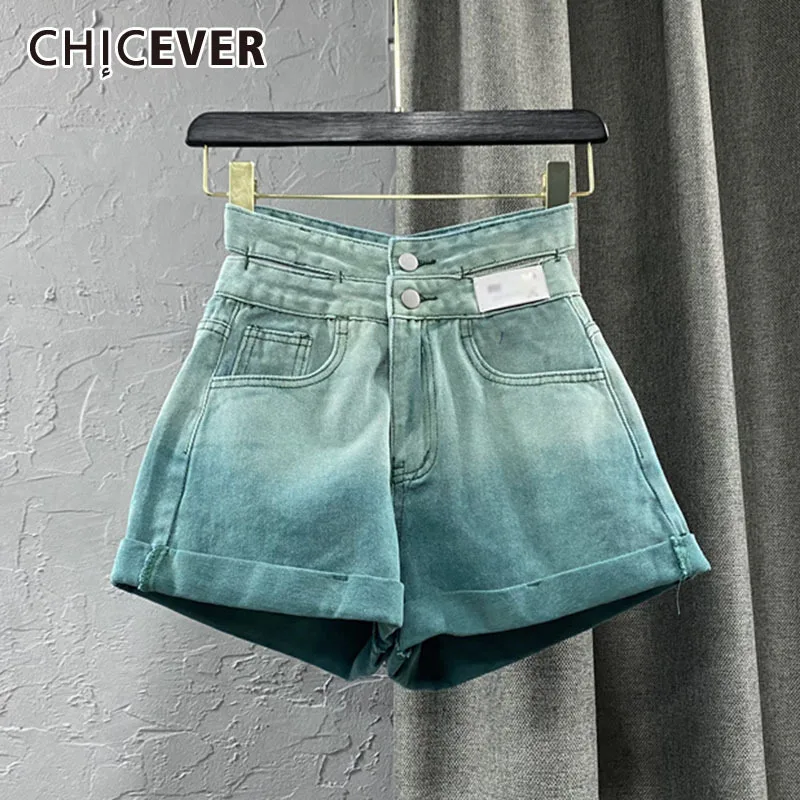 CHICEVER Casual Hit Color Denim Shorts For Women High Waist Hollow Out Patchwork Loose Short Pant Female Summer Fashion New 2021
CHICEVER Casual Hit Color Denim Shorts For Women High Waist Hollow Out Patchwork Loose Short Pant Female Summer Fashion New 2021