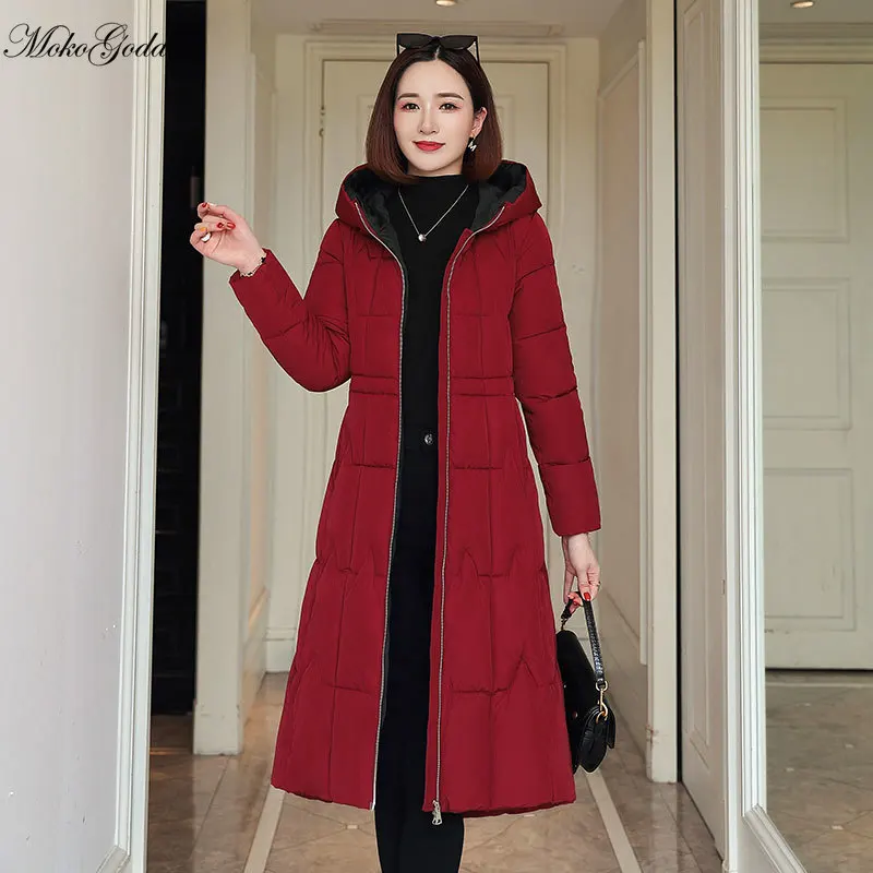 Moko длинная парка с капюшоном 2020 новая зимняя куртка женская модная элегантная тонкая теплая парка женская офисная куртка 
Moko длинная парка с капюшоном 2020 новая зимняя куртка женская модная элегантная тонкая теплая парка женская офисная куртка