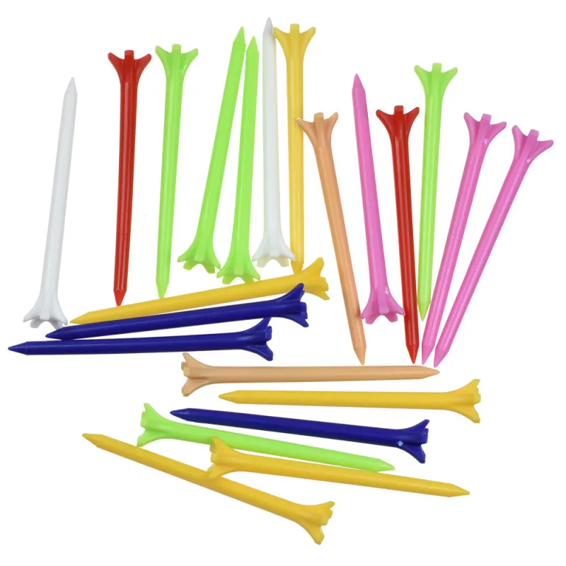 30Pcs/Pack Multicolor Professional Zero Friction 5 Prong 70mm golf tee 5 Claw Less Resistance Durable Plastic Golf Tees
30Pcs/Pack Multicolor Professional Zero Friction 5 Prong 70mm golf tee 5 Claw Less Resistance Durable Plastic Golf Tees