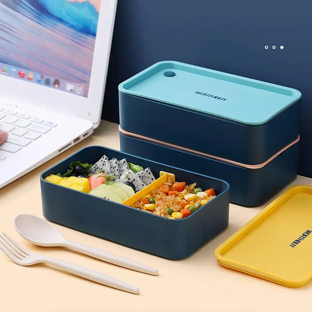 Safe Practical Sealing Food Storage Case Simple Bento Box Leak-Proof Kitchen Utensils
Safe Practical Sealing Food Storage Case Simple Bento Box Leak-Proof Kitchen Utensils