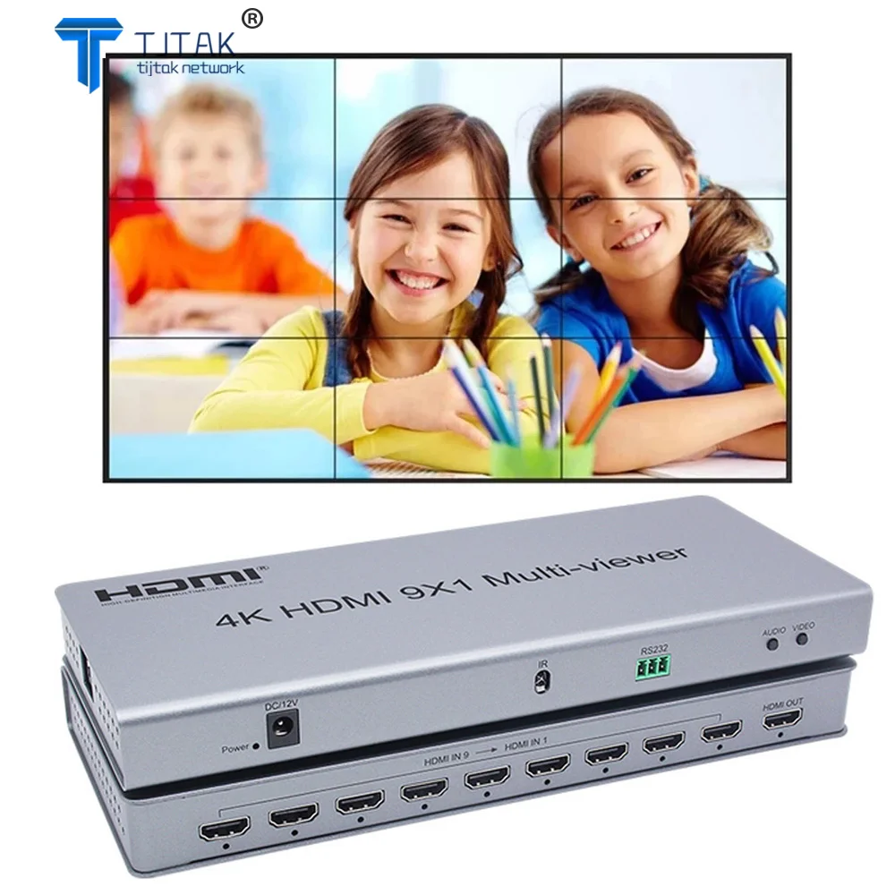 4K HDMI 9x1 Quadrilatero, многофункциональный Переключатель HDMI 9 в 1 для просмотра на улице Emenda MultiViewer, переключатель ir Tela Divisor
4K HDMI 9x1 Quadrilatero, многофункциональный Переключатель HDMI 9 в 1 для просмотра на улице Emenda MultiViewer, переключатель ir Tela Divisor
