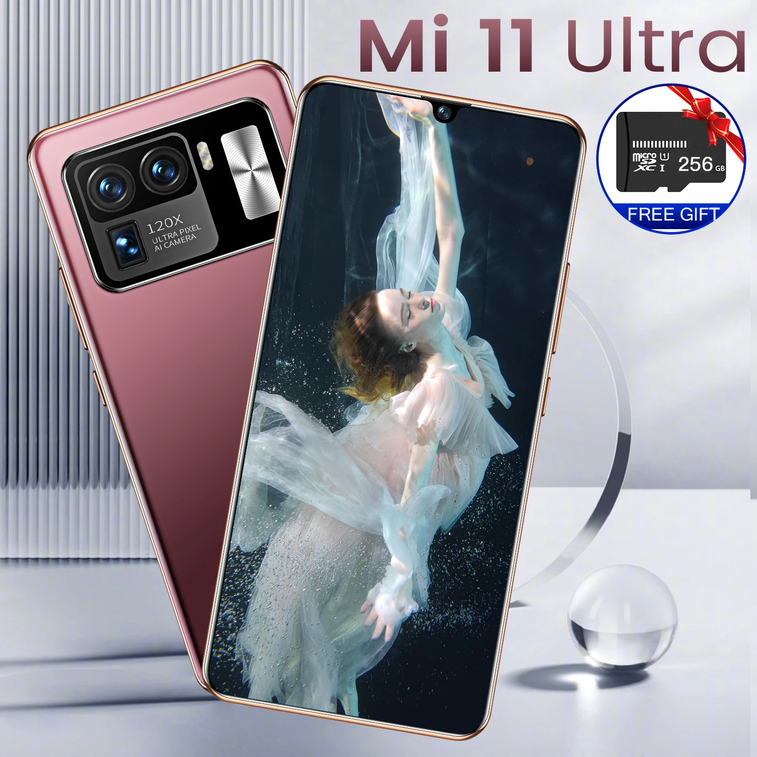 Smartphone Cost-effective Global Version Mi 11 Ultra 5G HD 6.7-inch 12GB + 512GB 6800 MAh Battery Fingerprint Face Unlock Phone
Smartphone Cost-effective Global Version Mi 11 Ultra 5G HD 6.7-inch 12GB + 512GB 6800 MAh Battery Fingerprint Face Unlock Phone