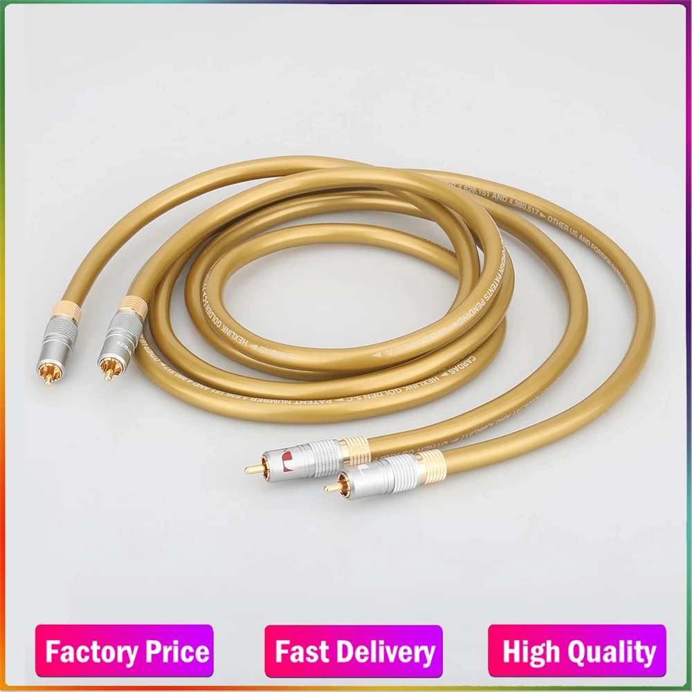 Hifi Cardas audio cables Cardas HEXLINK GOLDEN 5C audio cable Amplifier CD DVD player Speaker Nakamichi RCA interconnect cable
Hifi Cardas audio cables Cardas HEXLINK GOLDEN 5C audio cable Amplifier CD DVD player Speaker Nakamichi RCA interconnect cable