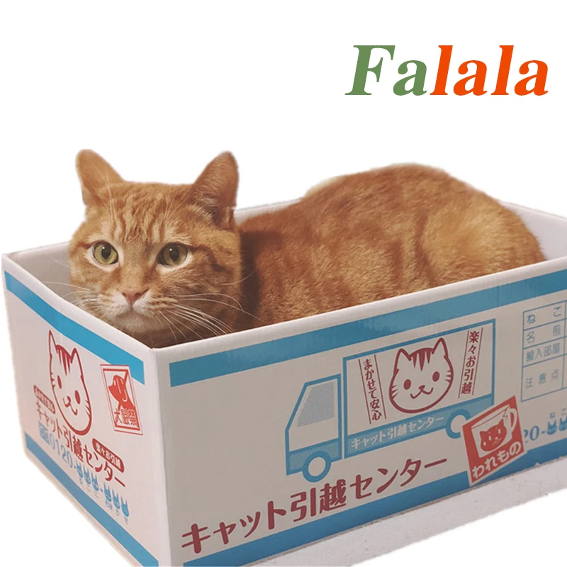 Kitten Scratching Board Cardboard Box Pet Cat Grinding Claw Toy Funny Mint Carton Sleeping Printing Zephyr Cute House for Cats
Kitten Scratching Board Cardboard Box Pet Cat Grinding Claw Toy Funny Mint Carton Sleeping Printing Zephyr Cute House for Cats