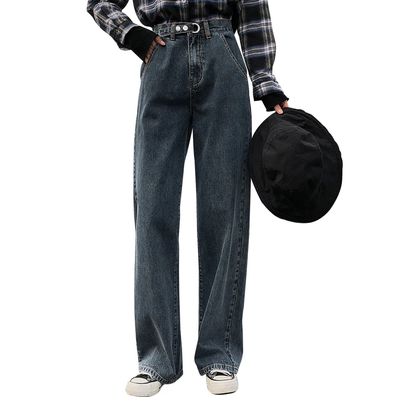 2020 Women's Streetwear Mom Loose Jean Pants Ropa Mujer Jeans Female Clothes Regular Loose Wide Leg Pants Trousers P9322
2020 Women's Streetwear Mom Loose Jean Pants Ropa Mujer Jeans Female Clothes Regular Loose Wide Leg Pants Trousers P9322