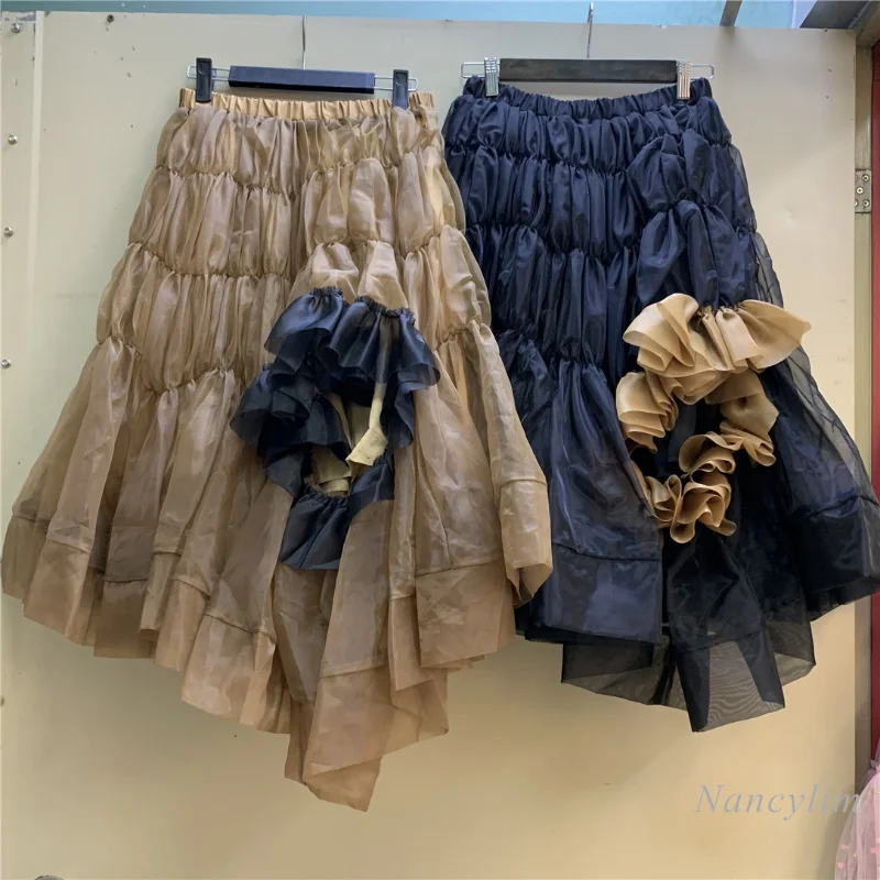 Fashion Pleated Mesh Skirt Women New All-Matching Ruffled Sweet Hip Skirts Elastic Waist Girls Ladies Nancylim
Fashion Pleated Mesh Skirt Women New All-Matching Ruffled Sweet Hip Skirts Elastic Waist Girls Ladies Nancylim