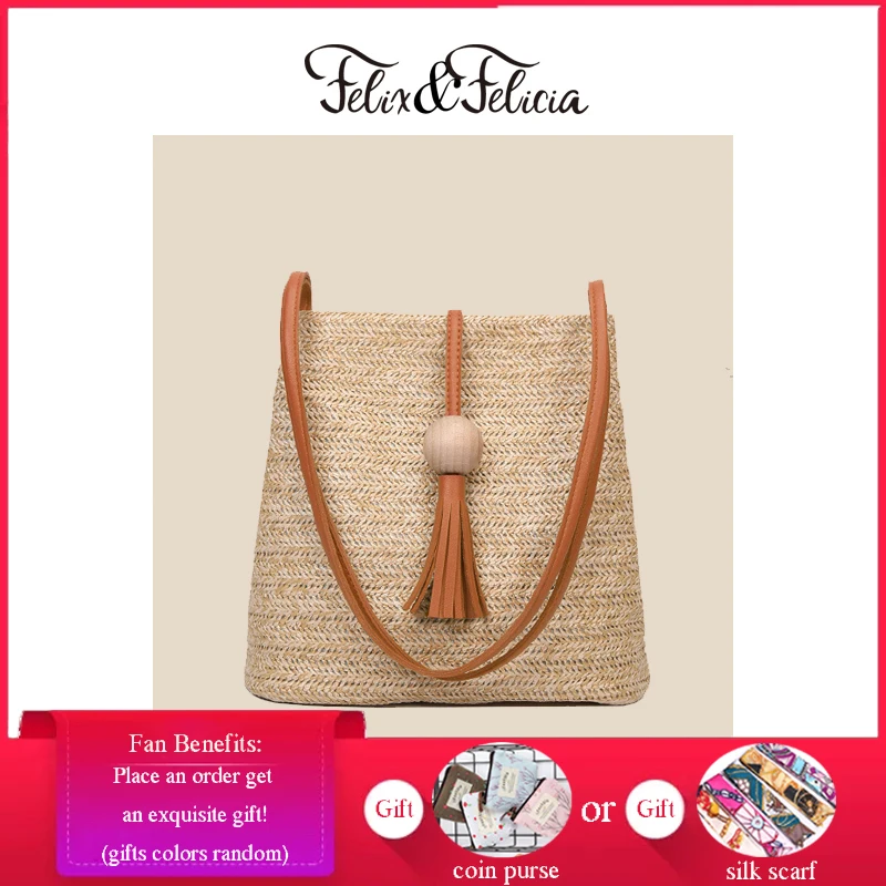 FELIX & FELICIA сумка женская сумка через плечо новые модные сумки на плечо для женщин 2021 дамские Ретро Соломенные Сумочки Повседневная плетеная р...
FELIX & FELICIA сумка женская сумка через плечо новые модные сумки на плечо для женщин 2021 дамские Ретро Соломенные Сумочки Повседневная плетеная р...