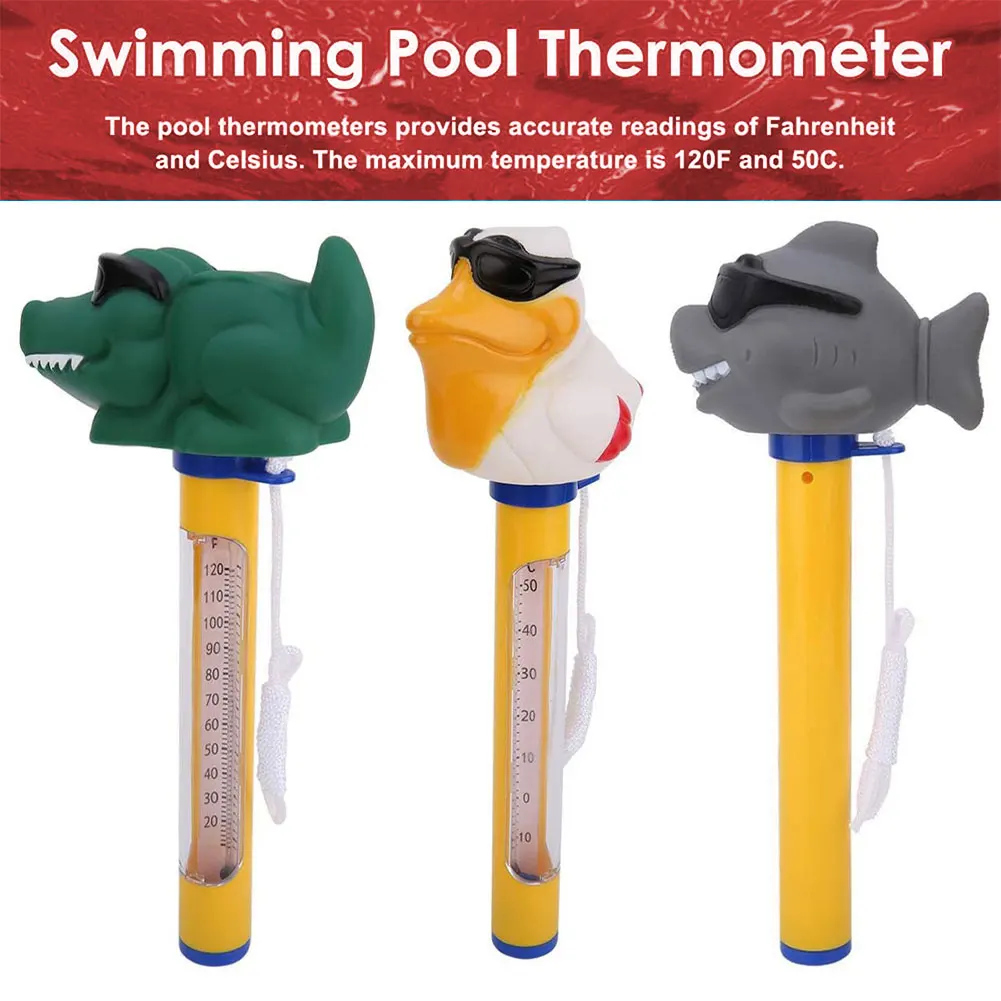 Pool Thermometer Cute Animal Floating Thermometer For Outdoor Indoor Swimming Pools Spas/Hot Tubs Pool Water Temperature Sensor
Pool Thermometer Cute Animal Floating Thermometer For Outdoor Indoor Swimming Pools Spas/Hot Tubs Pool Water Temperature Sensor