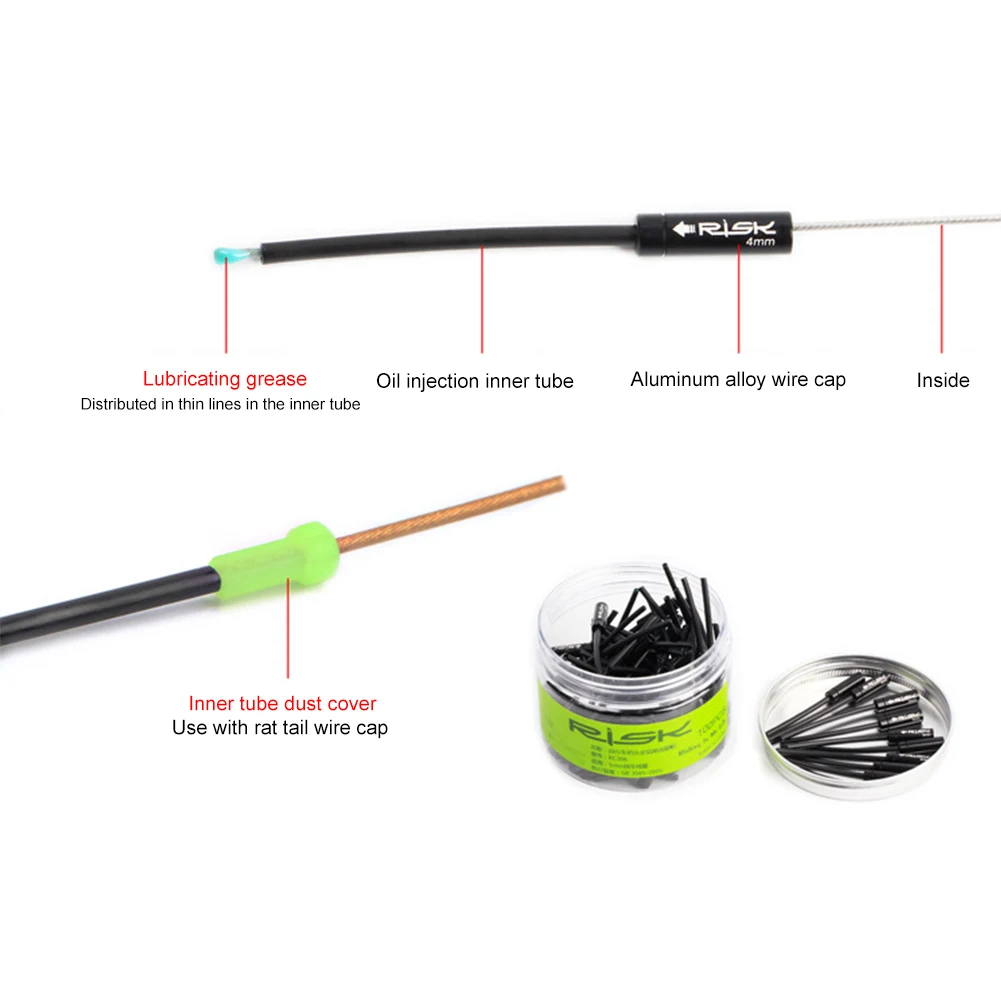 Bicycle Brake Shifting Cable Cover End Tips Bike Brake Cable Oiling Nosed End Cap Inner Pipe Housing Caps Drop shipping
Bicycle Brake Shifting Cable Cover End Tips Bike Brake Cable Oiling Nosed End Cap Inner Pipe Housing Caps Drop shipping