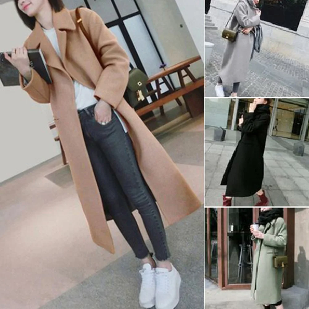 Elegant Winter Fashion Solid Color Thick Pocket Women Autumn Winter Warm Long Coat Outwear Long Coats For Women
Elegant Winter Fashion Solid Color Thick Pocket Women Autumn Winter Warm Long Coat Outwear Long Coats For Women