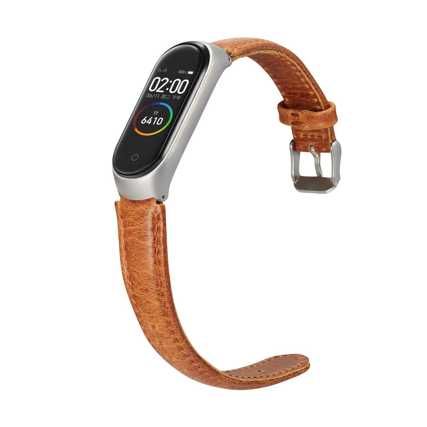 GOOSUU Xiaomi Mi Band 3 4 Watchband Leather+Stainless Steel Frame Belt Loop Band Watch Correa for Mi Band 3 4 Strap Wristband
GOOSUU Xiaomi Mi Band 3 4 Watchband Leather+Stainless Steel Frame Belt Loop Band Watch Correa for Mi Band 3 4 Strap Wristband