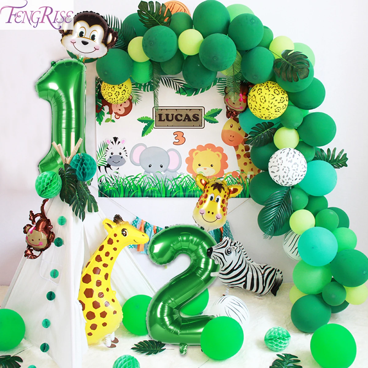 Animal Number Balloon Figures Happy Birthday Ballon 1st Birthday Party Decor Kid Wild One Jungle Safari Party Baloon Baby Shower
Animal Number Balloon Figures Happy Birthday Ballon 1st Birthday Party Decor Kid Wild One Jungle Safari Party Baloon Baby Shower