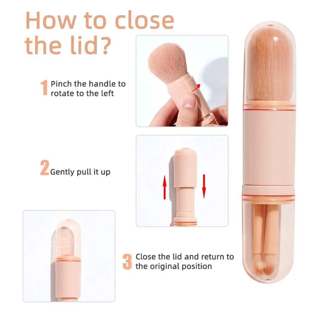 Portable Spin Cosmetic Eye Shadow Lip Gloss Concealer 1 Convenient In Brushes 4 Adjustable Makeup Travel Women Tools I5K7
Portable Spin Cosmetic Eye Shadow Lip Gloss Concealer 1 Convenient In Brushes 4 Adjustable Makeup Travel Women Tools I5K7