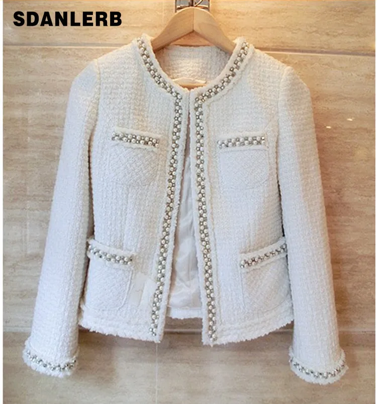 French Style Tweed Wool Coat for Women 2021 New Short Clothing Autumn and Winter Socialite Temperament Long Sleeve Jacket
French Style Tweed Wool Coat for Women 2021 New Short Clothing Autumn and Winter Socialite Temperament Long Sleeve Jacket