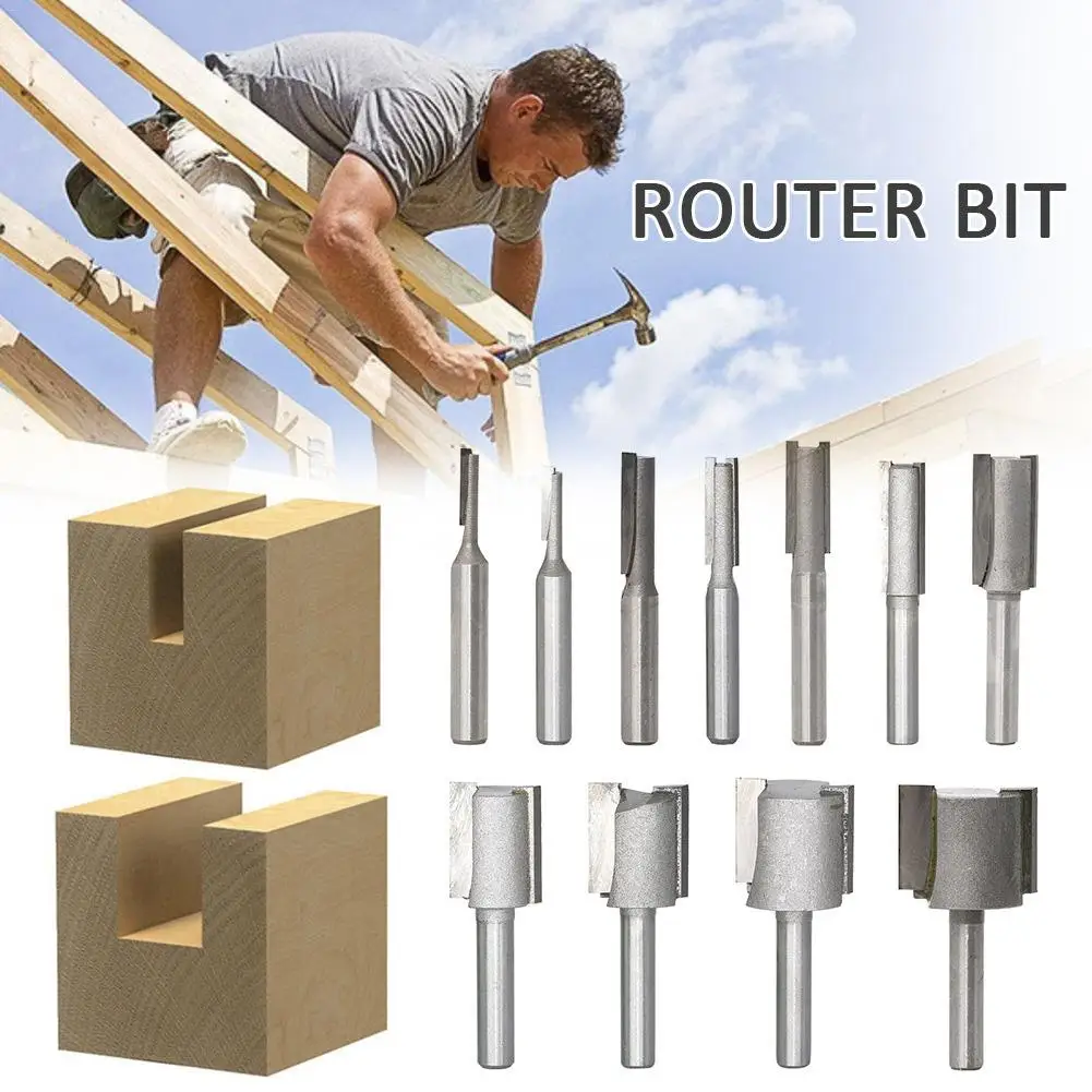 1PC 1/4*1/8, 1/4*5/32, 1/4*3/16,1/4*1/4, Shank Single & Double Flutes Woodworking Cutter Router Bit For Woodworking
1PC 1/4*1/8, 1/4*5/32, 1/4*3/16,1/4*1/4, Shank Single & Double Flutes Woodworking Cutter Router Bit For Woodworking