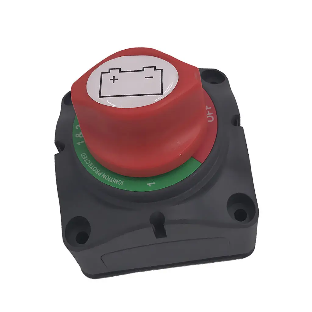 Переключатель аккумуляторного блока 1-2-аккумулятор с номинальным напряжением 300 а для лодки 
Переключатель аккумуляторного блока 1-2-аккумулятор с номинальным напряжением 300 а для лодки