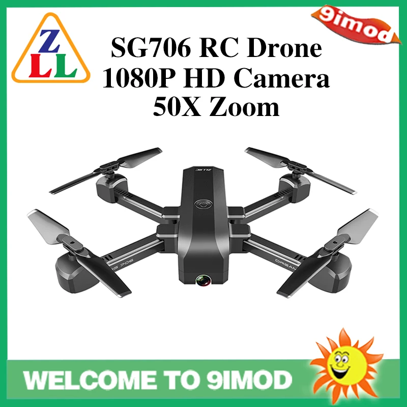 SG706 1080P HD Dual Camera WIFI FPV Selfie Foldable Drone Keep Flying Height Quadcopter Optical Flow Drone VS SG106
SG706 1080P HD Dual Camera WIFI FPV Selfie Foldable Drone Keep Flying Height Quadcopter Optical Flow Drone VS SG106
