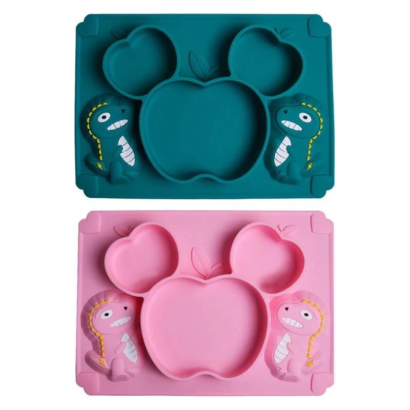 Baby Training Feeding Food Bowl Anti Slip Cartoon Dinosaur Silicone Suction Divided Plate Tray Utensil BPA-Free Dishes
Baby Training Feeding Food Bowl Anti Slip Cartoon Dinosaur Silicone Suction Divided Plate Tray Utensil BPA-Free Dishes