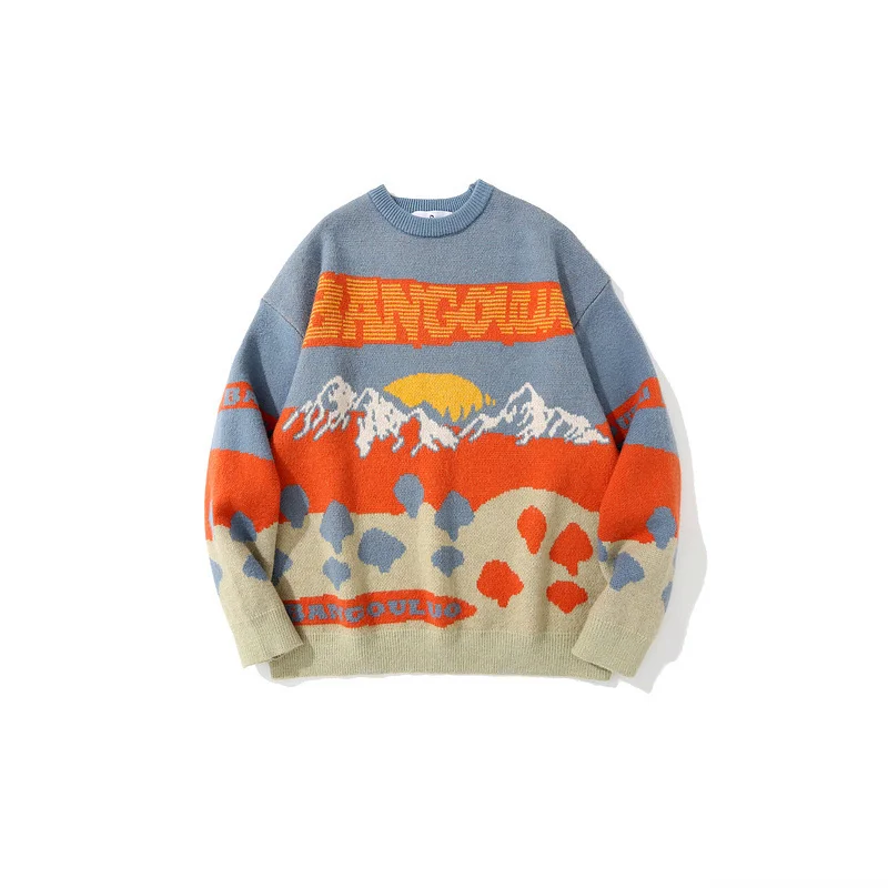 Harajuku Sweater Men Autumn Winter Pullover Fashion Round Neck Long Sleeve Mens Sweaters Loose Trendy Streetwear Cartoon Pattern
Harajuku Sweater Men Autumn Winter Pullover Fashion Round Neck Long Sleeve Mens Sweaters Loose Trendy Streetwear Cartoon Pattern