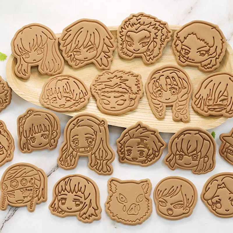 1pc Demon Slayer Cookies Cutter Mold 3D Kimetsu No Yaiba Figures Pressing Mould for DIY Baking Cookies Biscuit Pastry Tools
1pc Demon Slayer Cookies Cutter Mold 3D Kimetsu No Yaiba Figures Pressing Mould for DIY Baking Cookies Biscuit Pastry Tools