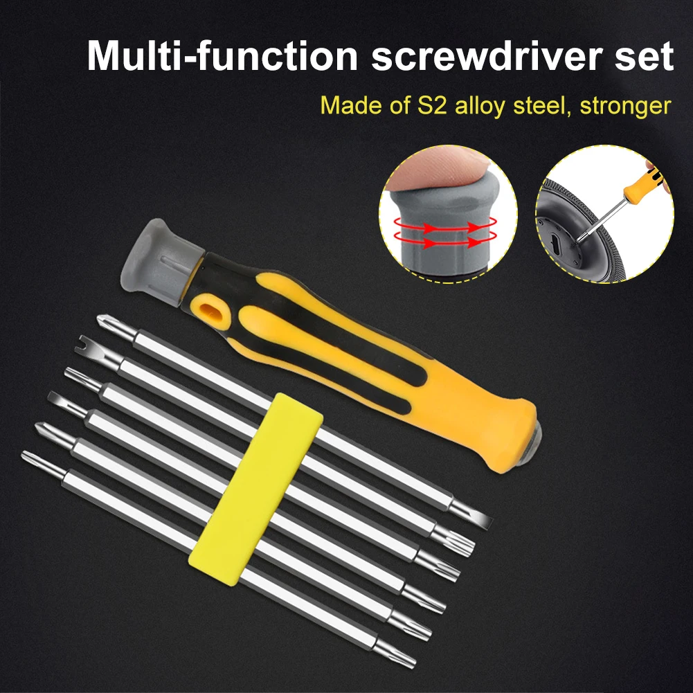 7PCS Magnetic Screwdriver Drill Bit Set Hex Torx Screwdriver Bits Opening Repair Precision Insulated Home Improvement Hand Tool
7PCS Magnetic Screwdriver Drill Bit Set Hex Torx Screwdriver Bits Opening Repair Precision Insulated Home Improvement Hand Tool