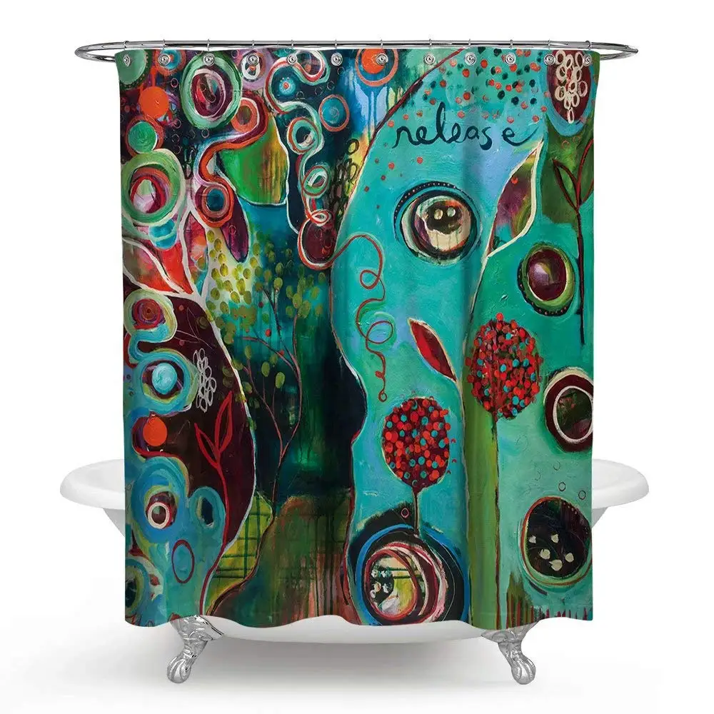Abstract Art Oil Painting Shower Curtain European Bathroom Decoration Fancy Design
Abstract Art Oil Painting Shower Curtain European Bathroom Decoration Fancy Design