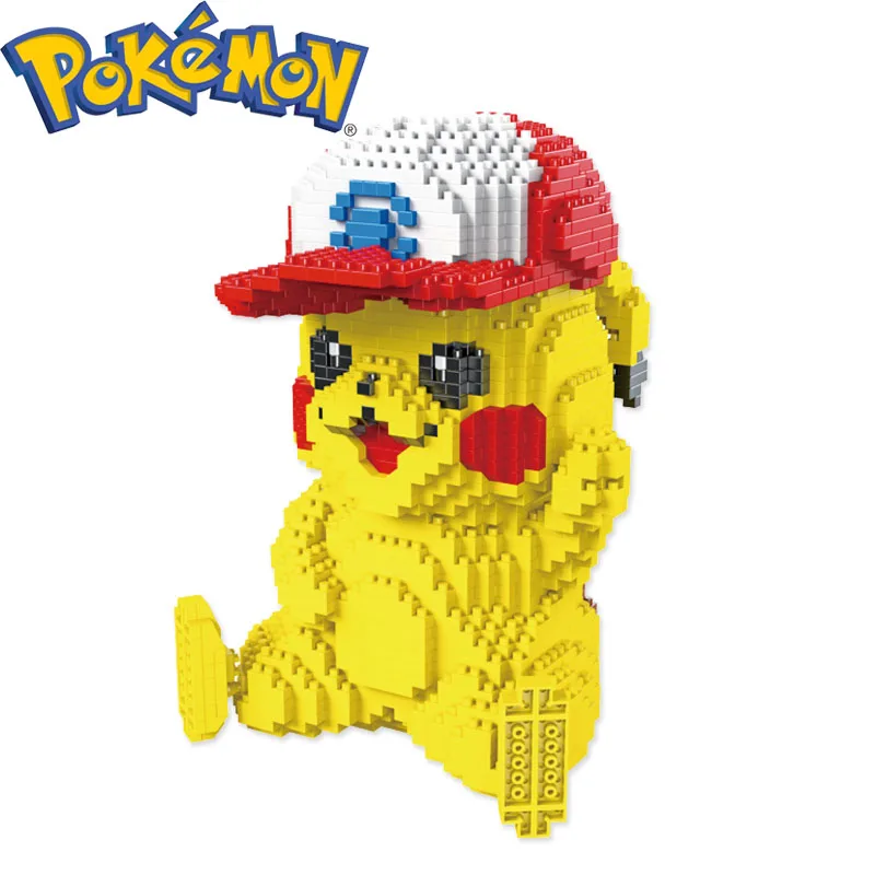1931PCS+ Pokemon Cool Pikachu Model Mini Building Blocks Diamond Micro Brick Cartoon Figures Toys For Kid Birthday Gift 9066
1931PCS+ Pokemon Cool Pikachu Model Mini Building Blocks Diamond Micro Brick Cartoon Figures Toys For Kid Birthday Gift 9066