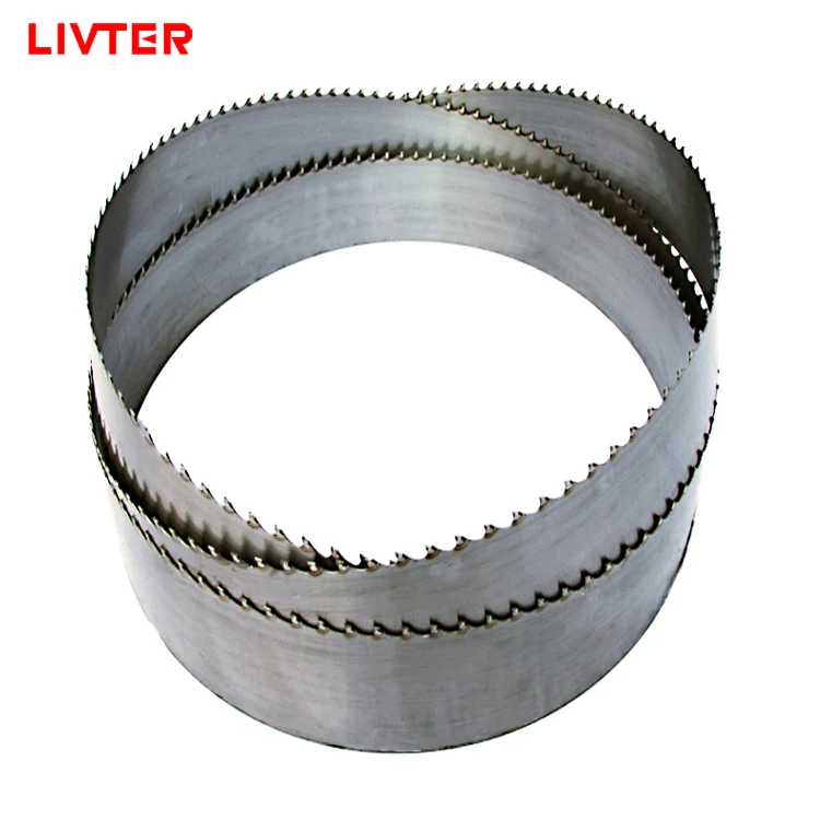 LIVTER woodworking alloy band saw blades TCT carbide tip for cutting hardwood for horizontal and vertical band saw machine
LIVTER woodworking alloy band saw blades TCT carbide tip for cutting hardwood for horizontal and vertical band saw machine