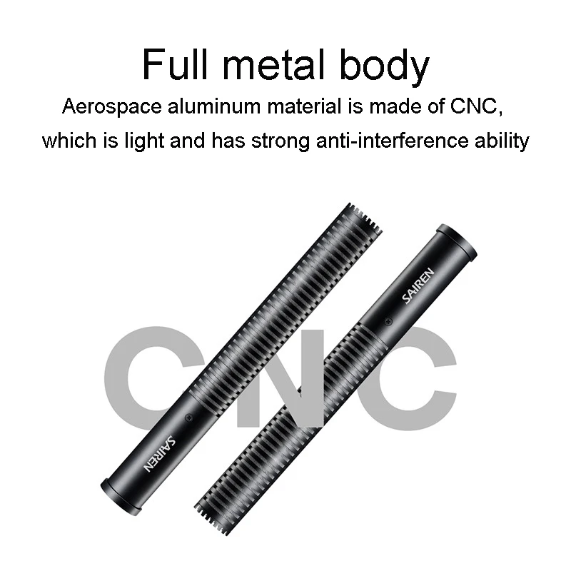 SAIREN-Q3 Microphone Mobile Phone Camera Noise Reduction Recording Universal Microphone
SAIREN-Q3 Microphone Mobile Phone Camera Noise Reduction Recording Universal Microphone