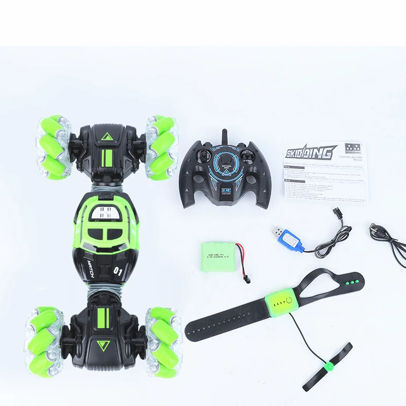 4WD wireless clock gesture sensor trolley all-terrain vehicle side pilot stunt RC drift crawling machine induction kids watch Toy
4WD wireless clock gesture sensor trolley all-terrain vehicle side pilot stunt RC drift crawling machine induction kids watch Toy