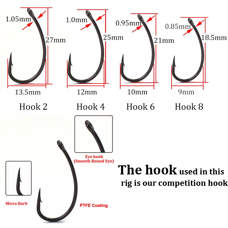 2Packs Carp fishing Accessories D Rig kickers hooks line aligners sleeve anti tangle sleeve for hair ronnie rigs end tackle
2Packs Carp fishing Accessories D Rig kickers hooks line aligners sleeve anti tangle sleeve for hair ronnie rigs end tackle