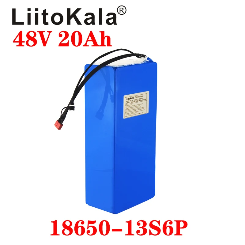 New Batteria al litio LiitoKala 18650 48V 20ah 13s6p batteria per bicicletta elettrica 48V 20AH 1000W integrata con spina 20A
New Batteria al litio LiitoKala 18650 48V 20ah 13s6p batteria per bicicletta elettrica 48V 20AH 1000W integrata con spina 20A