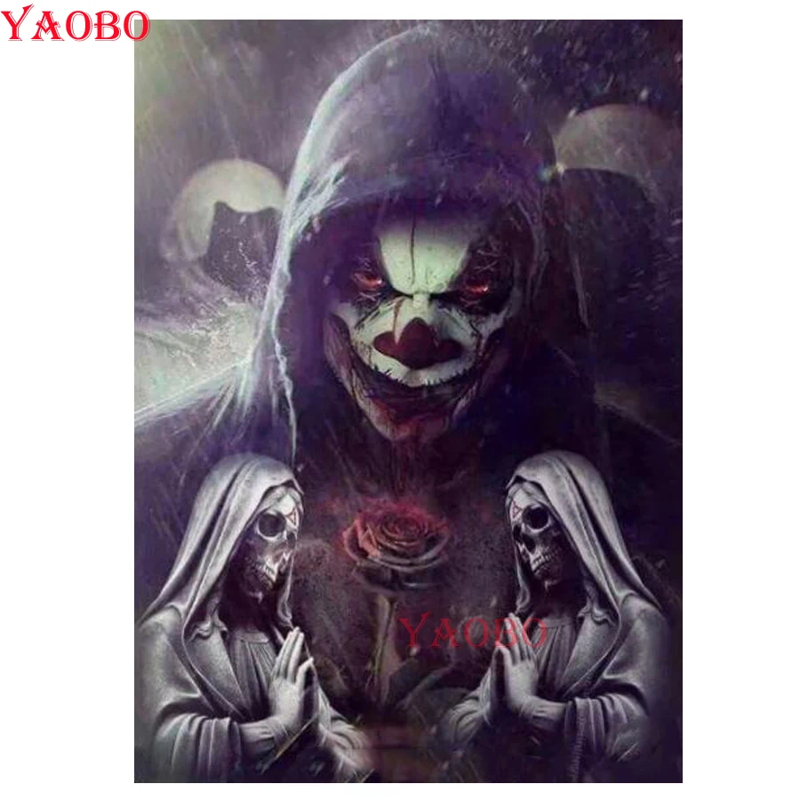 5D Diy Diamond Painting Horror Skull Art Full Square Drill Diamond Embroidery Cross Stitch Rhinestone Mosaic Kits Halloween Gift
5D Diy Diamond Painting Horror Skull Art Full Square Drill Diamond Embroidery Cross Stitch Rhinestone Mosaic Kits Halloween Gift