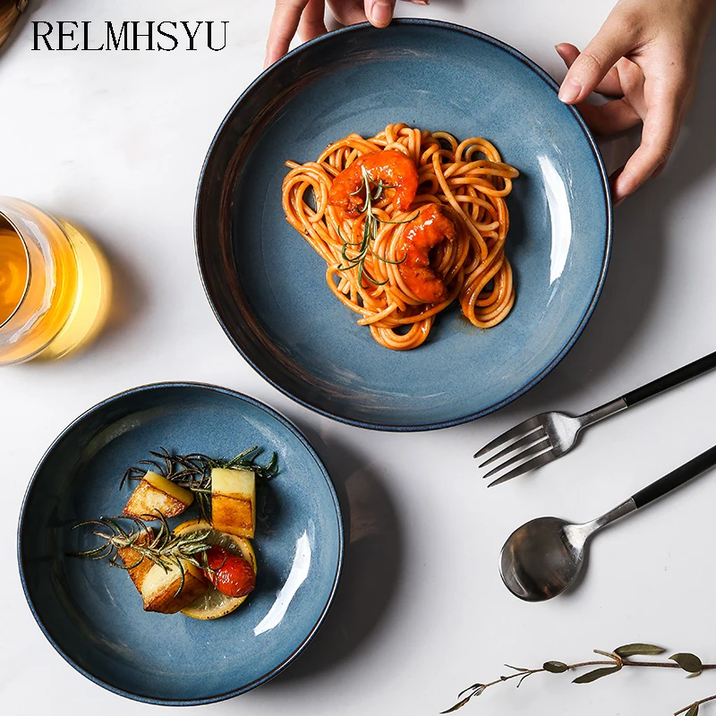 1PC RELMHSYU European Style Ceramic Pure Color Rice Deep Fish Plate Retro Shallow Basin Dish Plate Household Tableware
1PC RELMHSYU European Style Ceramic Pure Color Rice Deep Fish Plate Retro Shallow Basin Dish Plate Household Tableware
