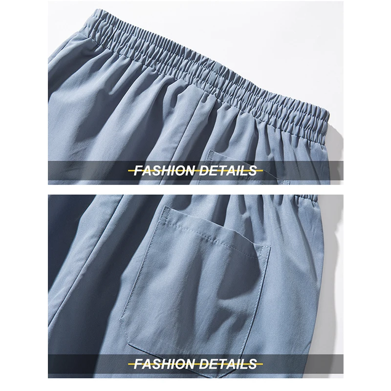 Men 2021 new summer loose five-point ice silk trend thin section casual beach shorts
Men 2021 new summer loose five-point ice silk trend thin section casual beach shorts