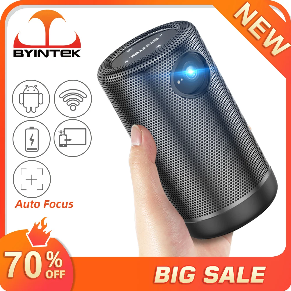BYINTEK P30 Карманный Портативный Смарт Android WIFI Full HD 1080p TV Video LED DLP мини-проектор для 4K Cinema смартфона
BYINTEK P30 Карманный Портативный Смарт Android WIFI Full HD 1080p TV Video LED DLP мини-проектор для 4K Cinema смартфона