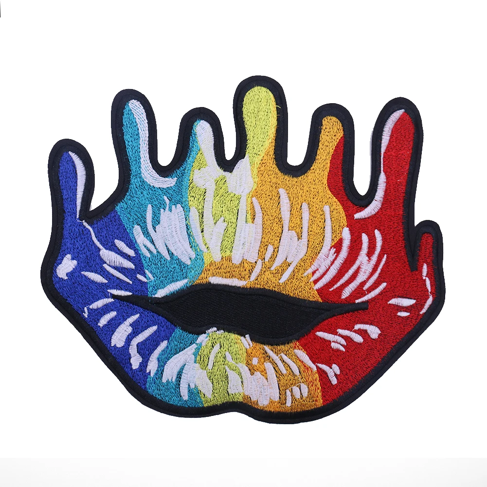 Large Color Mouth Patch DIY Punk Clothes Embroidery Applique Iron on Patches for Clothing Stickers Decor Sewing Accessories 
Large Color Mouth Patch DIY Punk Clothes Embroidery Applique Iron on Patches for Clothing Stickers Decor Sewing Accessories