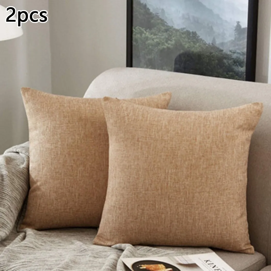 45X45 cm Solid Color Flax Cushion Cover Throw Pillow Case For Sofa Car Home Decorative Pillowcase Pillow Cover Decoration
45X45 cm Solid Color Flax Cushion Cover Throw Pillow Case For Sofa Car Home Decorative Pillowcase Pillow Cover Decoration